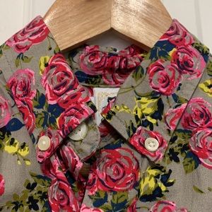 KENNINGTON floral button down, size S